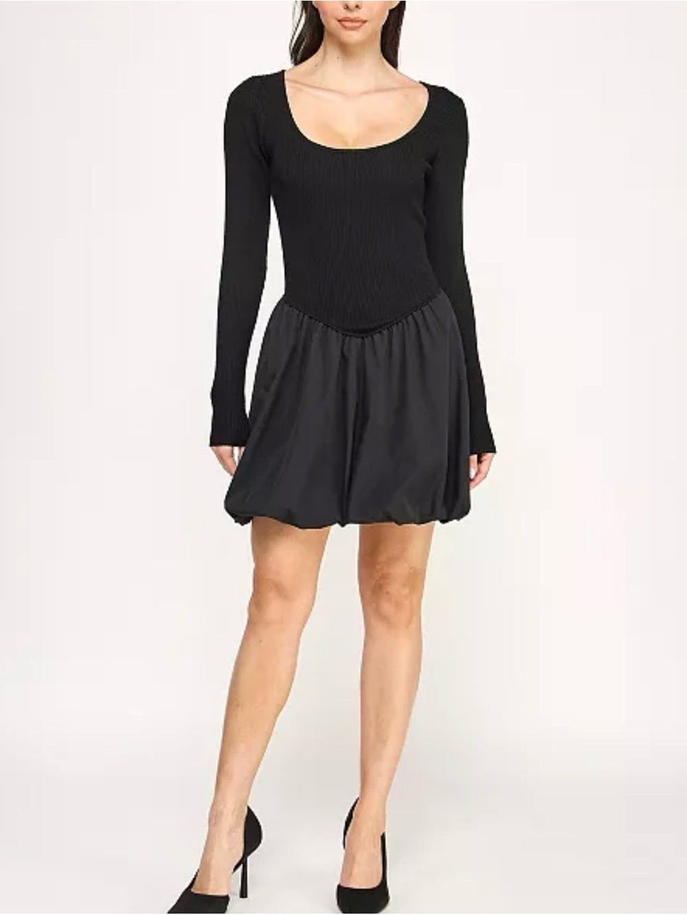Black Long Sleeve Dress Size XXS